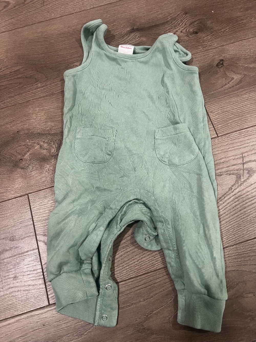 Green overalls